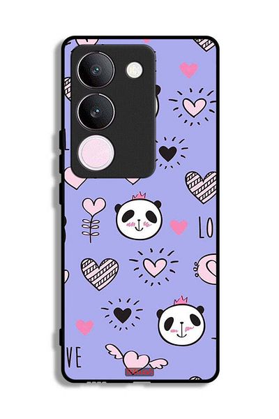 Tolwak vivo S17 Protective Case Cover Love And Panda Doodle