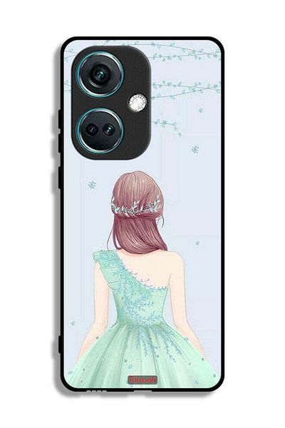 Tolwak OnePlus Nord CE3 Protective Case Cover Cute Girl In Floral Dress