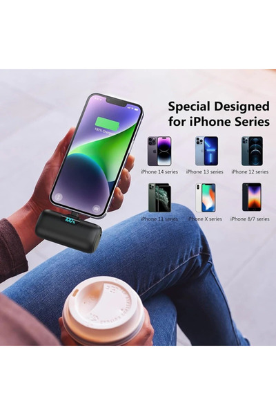 OEM External Battery Lightning 5000mAh, Black