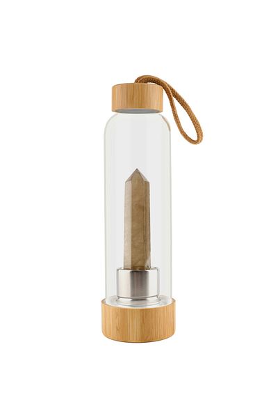 OEM STICLĂ CU CRISTAL DE CUARȚ FUMURIU | DETOXIFIERE, ÎMPĂMÂNTARE, PROTECȚIE *