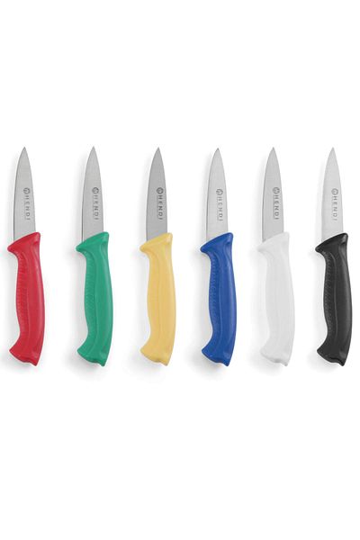 HENDI Nożyki do obierania HACCP 6 sztuk 90mm - 842010