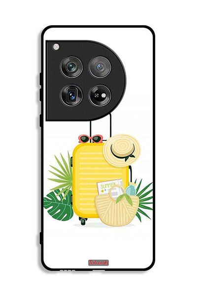 Tolwak غطاء حماية لهاتف OnePlus 12 بتصميم فن رقمي صيفي