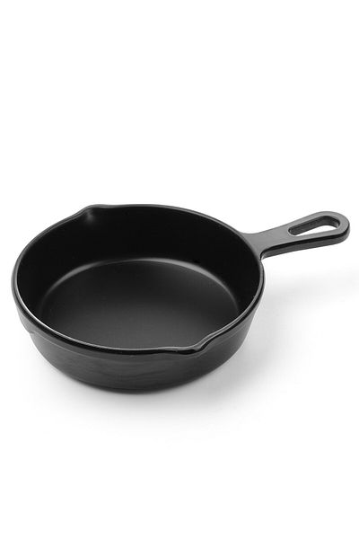 HENDI Cratiță mini Little Chef pentru prezentarea mâncării, NEAGRĂ 564509
