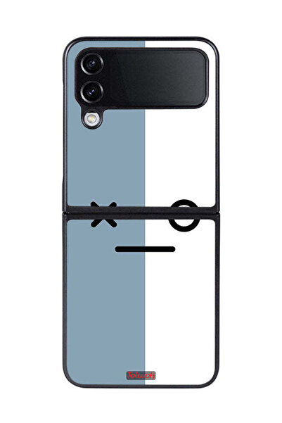 Tolwak غطاء حماية لهاتف Samsung Galaxy Z Flip 4 بأيقونات الوجه