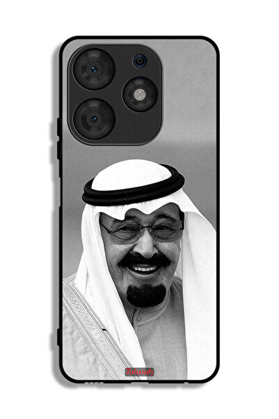 Tolwak Tecno Spark 10 Pro Protective Case Cover King Abdullah Smiling Photo