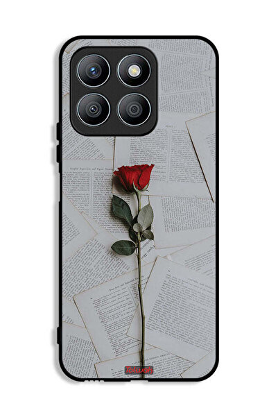 Tolwak غطاء حماية لهاتف Honor X8b وردي على ورق