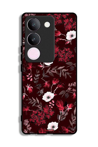 Tolwak vivo S17 Protective Case Cover Small Flowers And Tropical Leaves