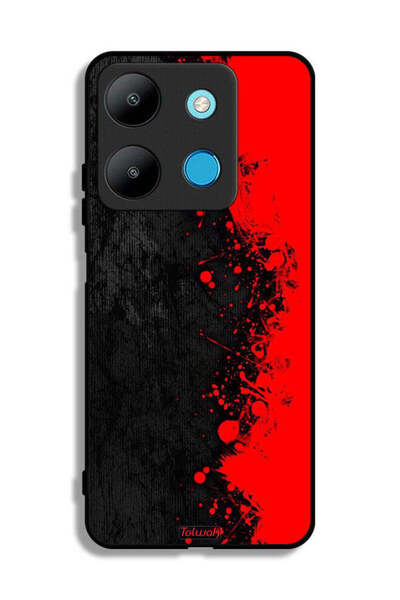 Tolwak غطاء حماية لهاتف Infinix Smart 7 بنمط تجريدي