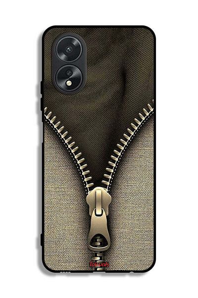 Tolwak غطاء حماية بنمط سحاب لهاتف Oppo A38