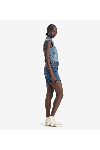 Levi's 501 MID THIGH SHORT BLUE,INDIGO
