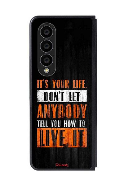 Tolwak Samsung Galaxy Z Fold 4 Protective Case Cover Its Your Life
