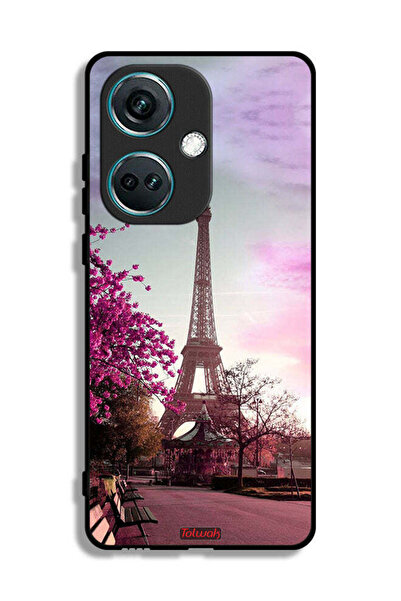 Tolwak غطاء حماية لهاتف OnePlus Nord CE3 بتصميم برج إيفل