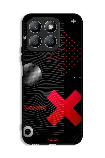 Tolwak Honor X8b Protective Case Cover Cross Sign