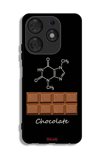 Tolwak غطاء حماية لهاتف تكنو سبارك 10 برو - لون شوكولاتة