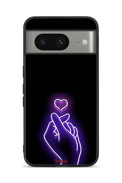 Tolwak Google Pixel 8 Protective Case Cover Snap Small Heart
