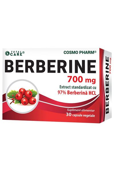 Cosmo Pharm BERBERINE 700 mg – standardized extract 97% Berberina HCl
