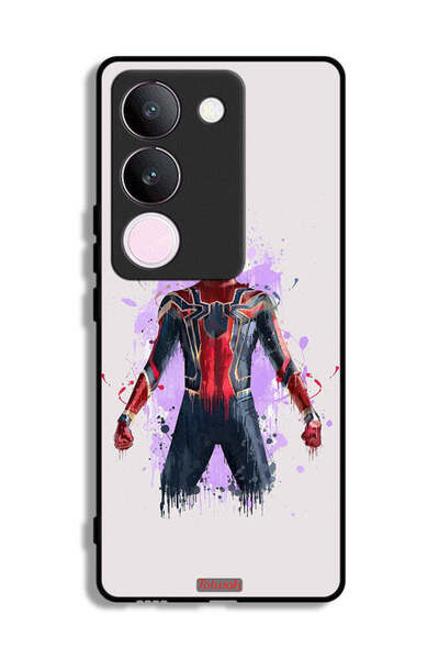 Tolwak غطاء حماية لهاتف vivo V29 بتصميم العنكبوت الحديدي