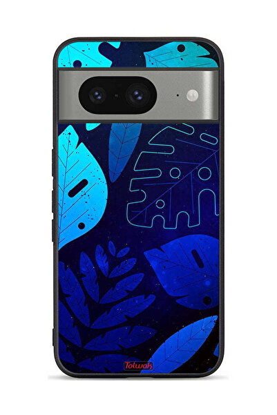 Tolwak غطاء حماية لهاتف Google Pixel 8 بنقشة أوراق الشجر