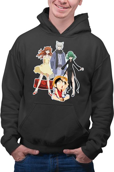 OEM Men's Hoodie Kamisama Kimono One Punch Man One Piece