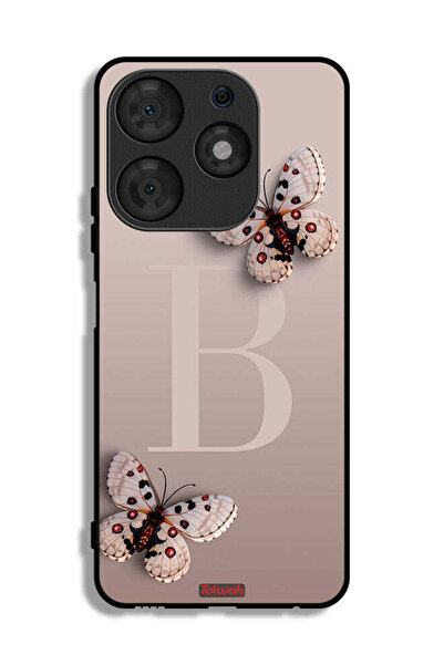 Tolwak Tecno Spark 10 Pro Protective Case Cover B Butterflies