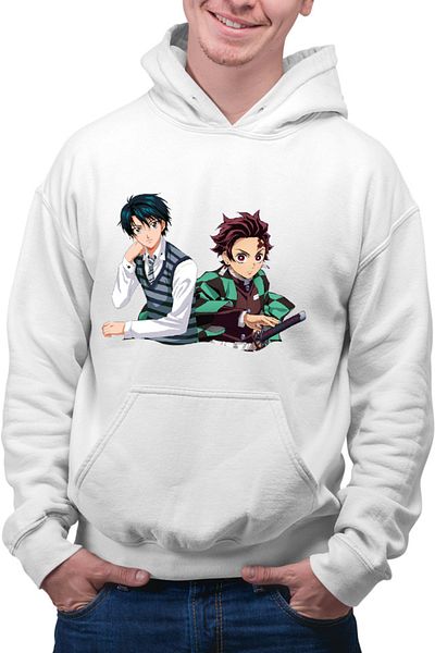 OEM Hanorac Barbati Prince of Tenis Ryouma Kimetsu no Yaiba Tanjirou Samurai