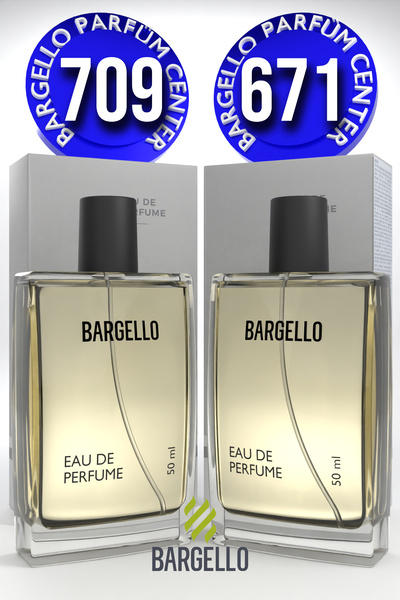 Bargello 709 Erkek 50 ml Parfüm Edp Oriental + 671 Woody Erkek Parfüm 50 Ml EDP