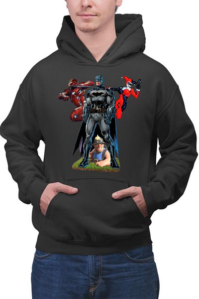 OEM Men's Hoodie Clash of Clans Mine Batman Joker Woman Troll