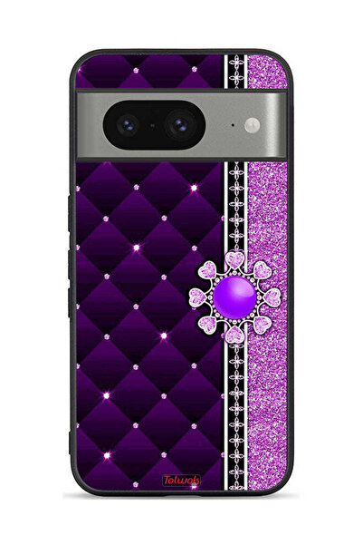 Tolwak غطاء حماية لهاتف Google Pixel 8 بقلوب لامعة