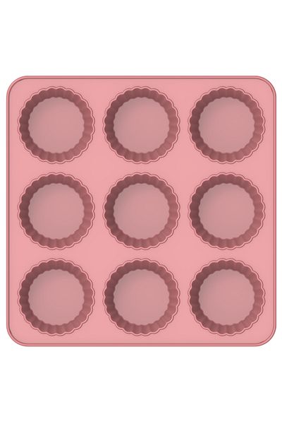 HIMYHOME Silicone 9-Piece Tartlet Mold