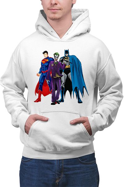 OEM Men's Hoodie Joker Batman Superman Marvel DC Comics America