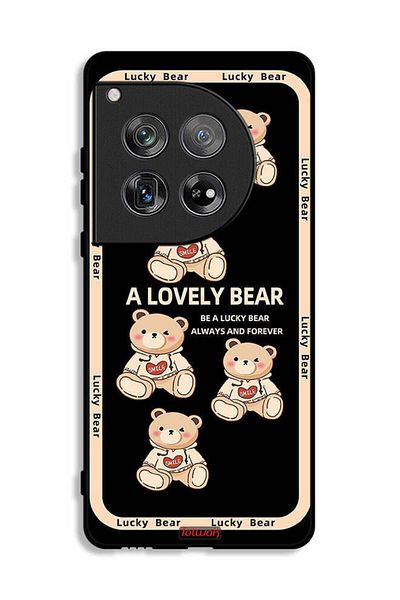 Tolwak غطاء حماية لهاتف OnePlus 12 بتصميم دب جميل