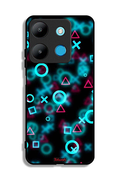 Tolwak غطاء حماية لهاتف Infinix Smart 7 برسومات أيقونات لعبة الحبار الصغيرة