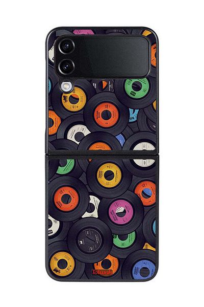 Tolwak Samsung Galaxy Z Flip 4 Protective Case Cover Cds Pattern