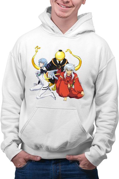 OEM Men's Hoodie Assassination Classroom Koro Sensei Neon Anime