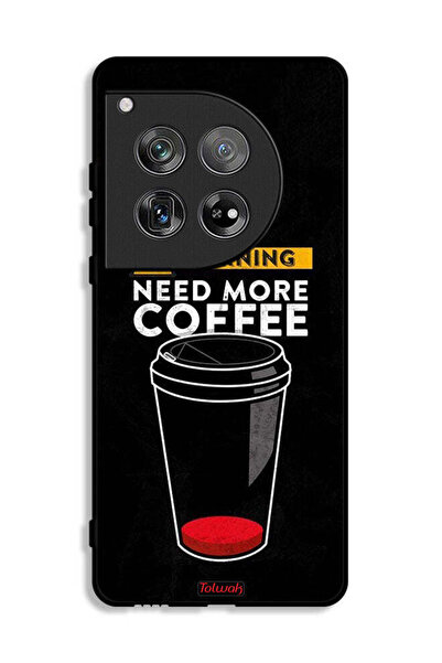 Tolwak غطاء حماية لهاتف OnePlus 12 - هل تحتاج إلى المزيد من القهوة؟