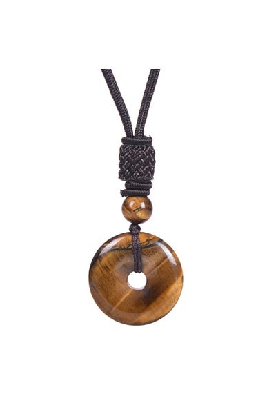OEM TIGER EYE CRYSTAL FENG SHUI PENDANT | BALANCES EXTREME ENERGIES