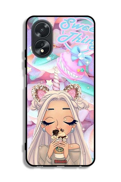 Tolwak Oppo A38 Protective Case Cover Sweet Thing
