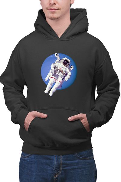 OEM Men's Hoodie NASA Astronaut Neptune Gas Planet Sky Voyager