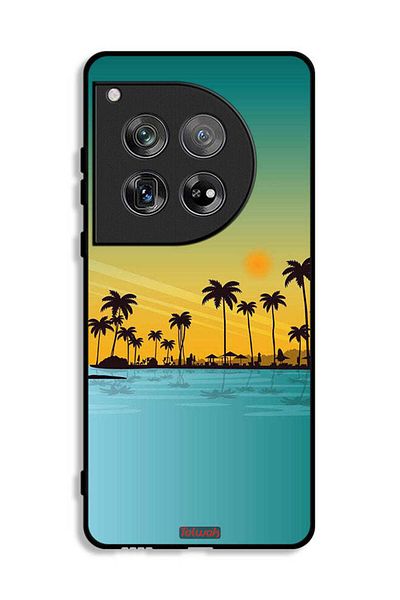 Tolwak غطاء حماية لهاتف OnePlus 12 بتصميم فن تجريدي