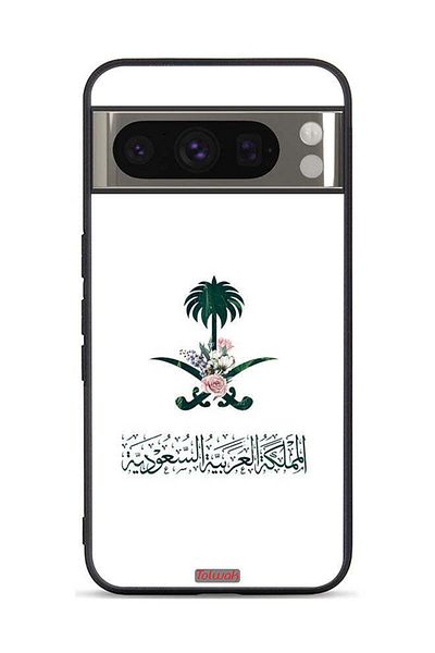 Tolwak Google Pixel 8 Pro Protective Case Cover Kingdom Of Saudi Arabia Sign Of Flowers