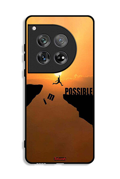 Tolwak غطاء حماية لهاتف OnePlus 12 مطبوع عليه عبارة "أنا ممكن"