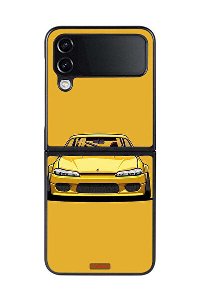 Tolwak غطاء حماية لهاتف Samsung Galaxy Z Flip 4 بتصميم سيارة