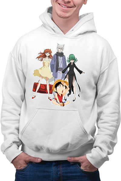 OEM Men's Hoodie Kamisama Kimono One Punch Man One Piece
