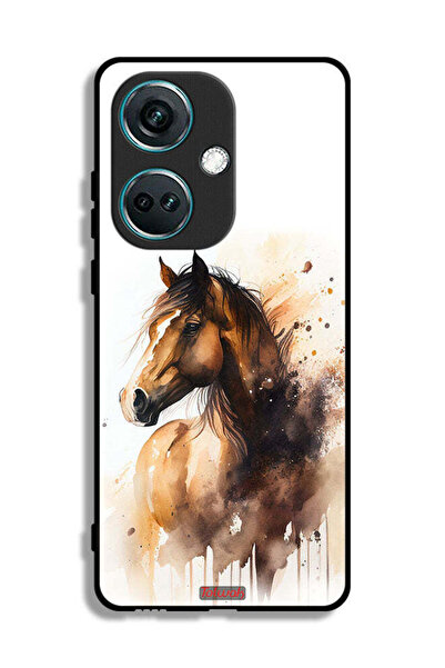 Tolwak غطاء حماية لهاتف OnePlus Nord CE3 - فن تجريدي للخيول