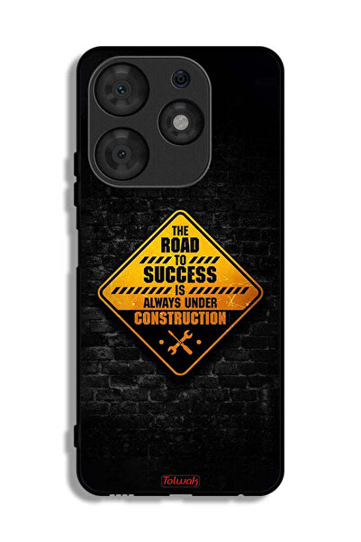 Tolwak غطاء حماية لهاتف Tecno Spark 10 Pro الطريق إلى النجاح دائمًا قيد الإنشاء