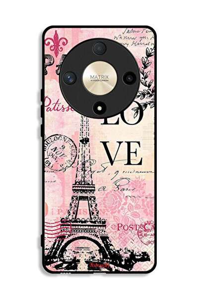 Tolwak Honor X9b Protective Case Cover Paris Love