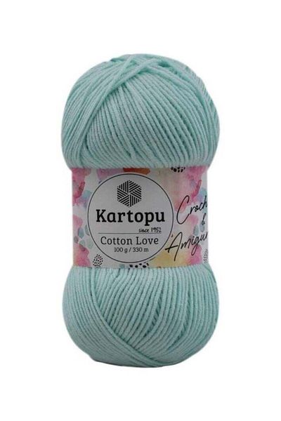 Kartopu K547 Cotton Love Knitting Yarn – 100g, 330m | Soft Cotton-Acrylic Blend for Babywear & Acc