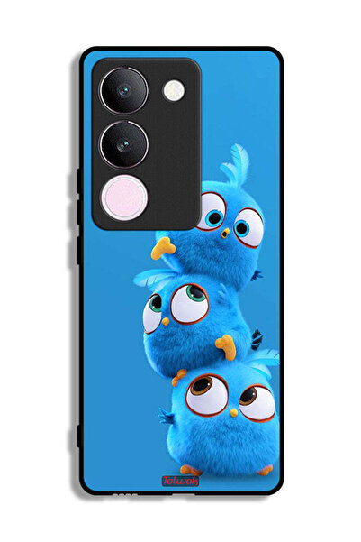 Tolwak غطاء حماية لهاتف فيفو V29 بنقشة طيور لطيفة