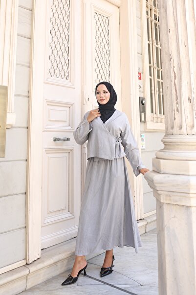 ECESSAMODAM Διπλό Σετ Τσόκερ Με Σταυρωτό Κορδόνι