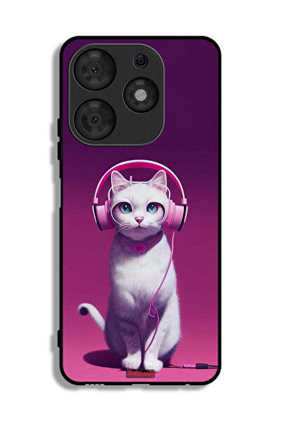 Tolwak Tecno Spark 10 Pro Protective Case Cover Cute Kitten